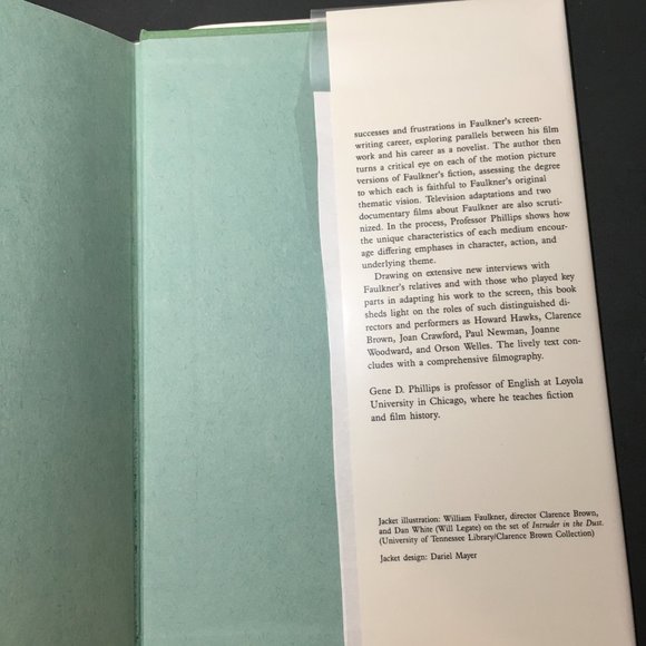 Fiction, Film, and Faulkner The art of Adaptation Book By Gene Phillips - Picture 4 of 15